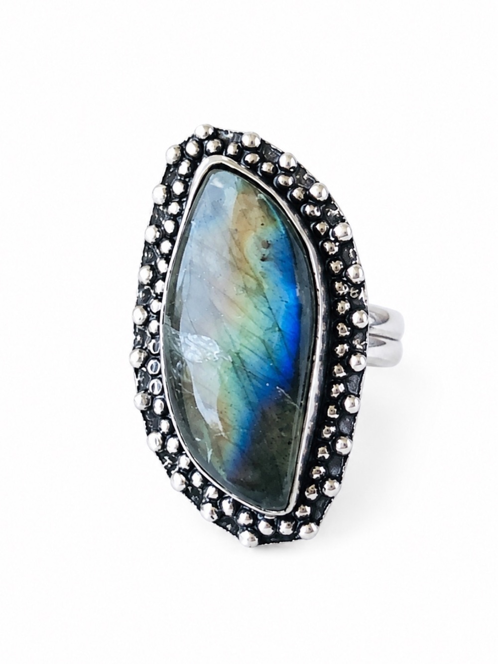 Labradorite Silver Ring